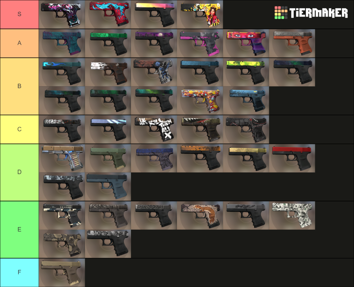 Csgo Glock SKins Tier List Community Rankings TierMaker