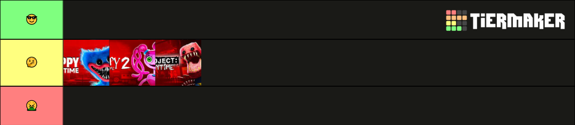 Poppy Project Playtime Games Tier List Community Rankings Tiermaker