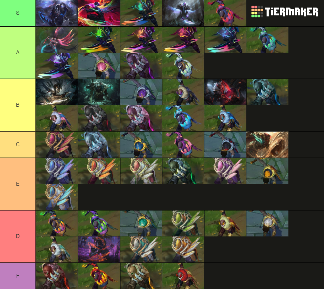 Pyke Skins January Empyrean Ashen Knight Tier List Community