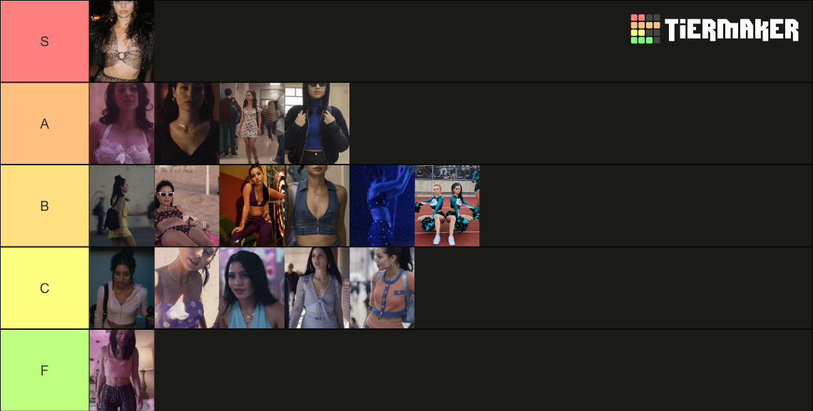 Maddy From Euphoria Outfits Tier List Community Rankings Tiermaker