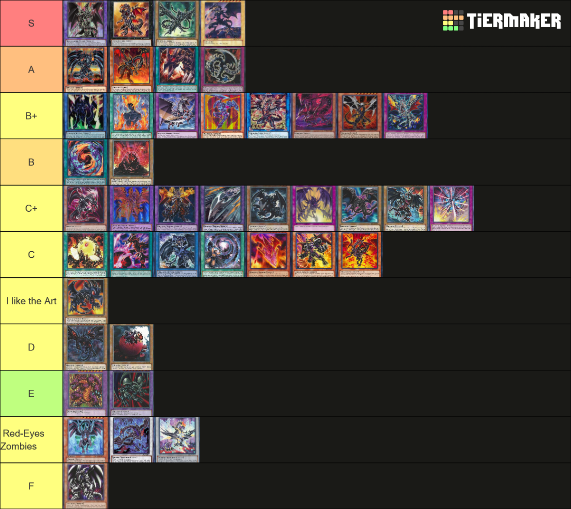 Red Eyes Card Tier List Community Rankings TierMaker