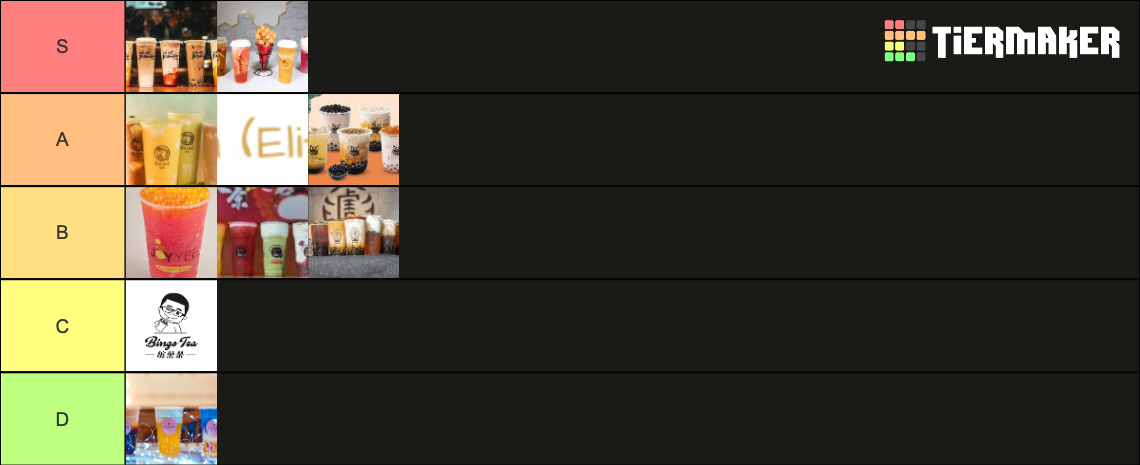 Boba Chinatown Chicago Tier List Community Rankings TierMaker