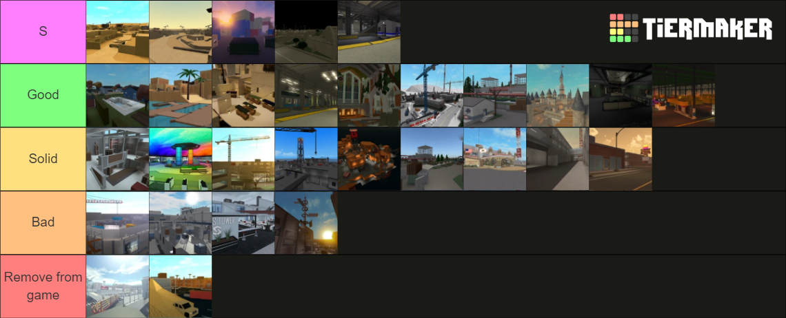 Phantom Forces Map Ranking Tier List Community Rankings Tiermaker