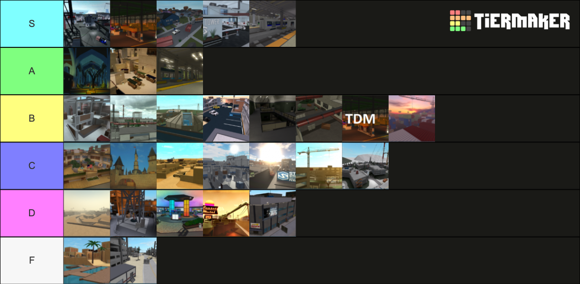 Phantom Forces Maps June 2023 Tier List Community Rankings TierMaker