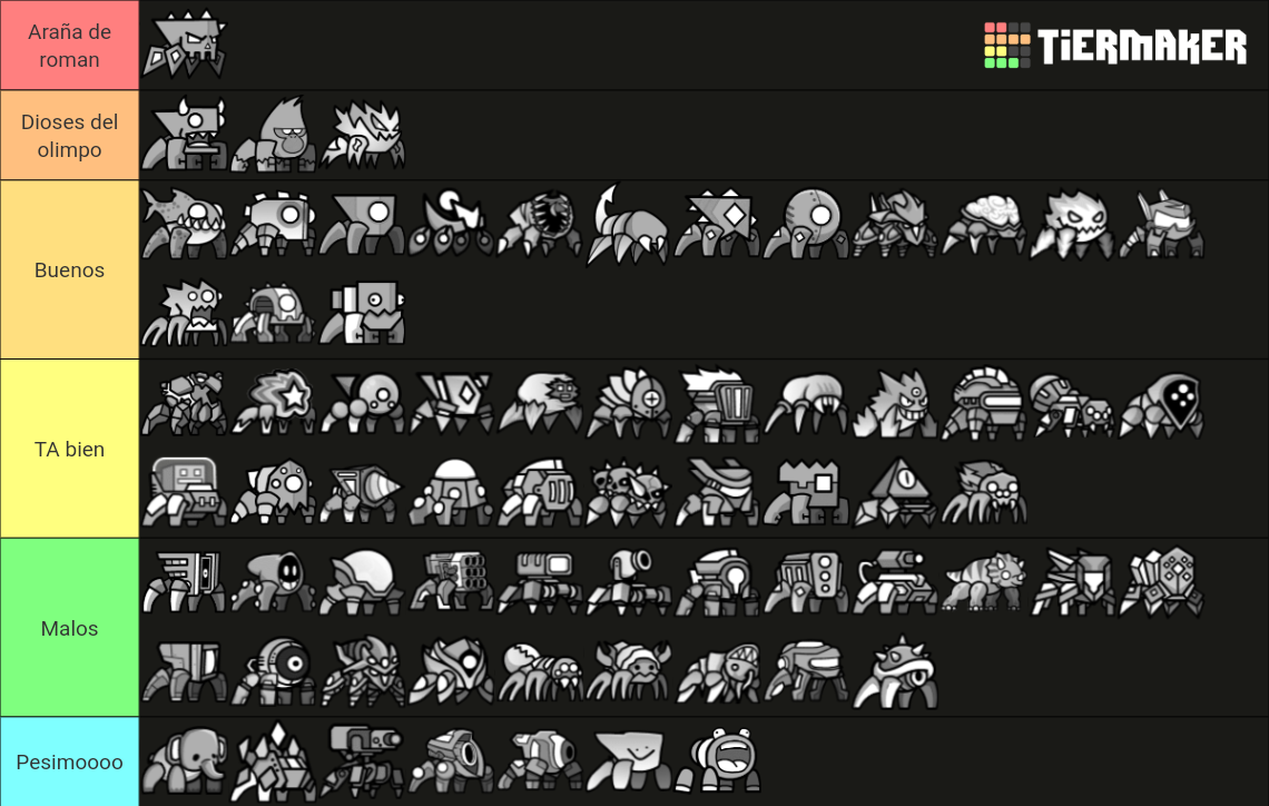 Geometry Dash Spiders 2 2 Tier List Community Rankings TierMaker