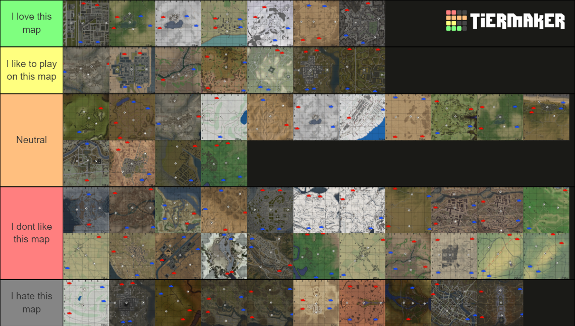 War Thunder Maps Tierlist 2 Tier List Community Rankings TierMaker