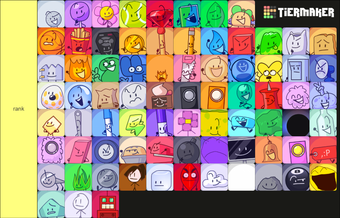 BestHyphen S BFB TPOT Icons Tier List Community Rankings TierMaker