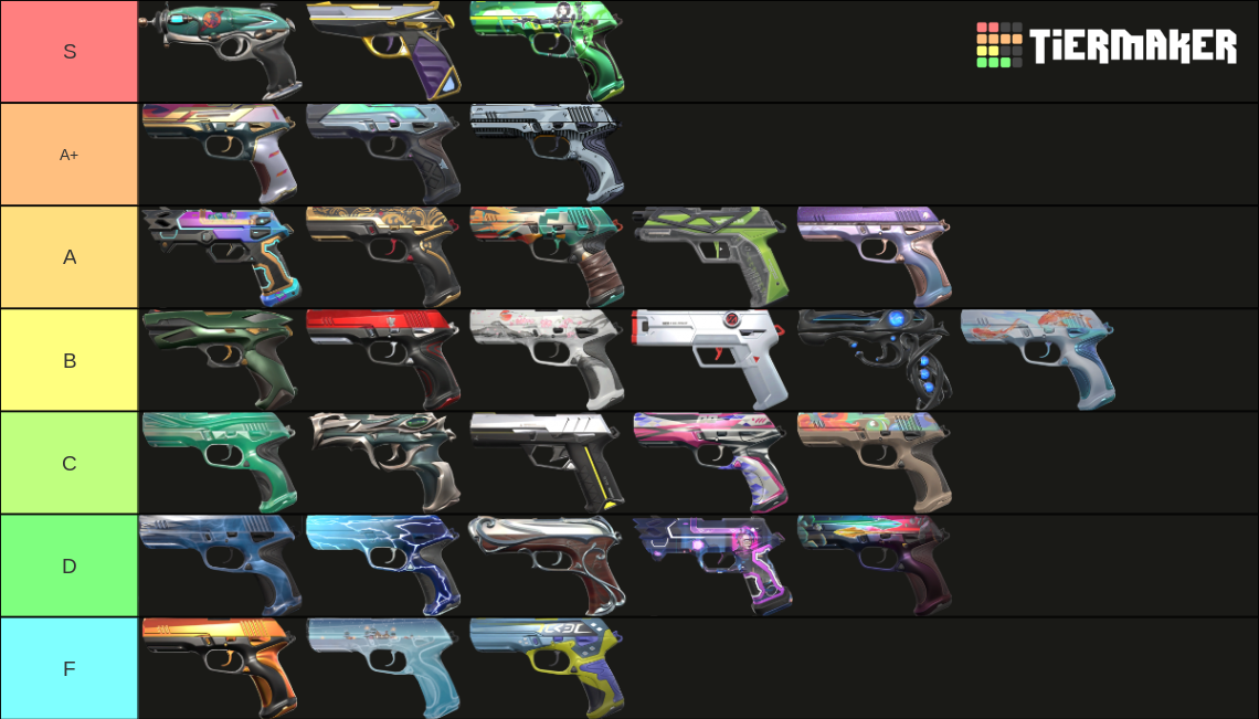 Valorant Classic Skins September 2022 Tier List Commu vrogue.co