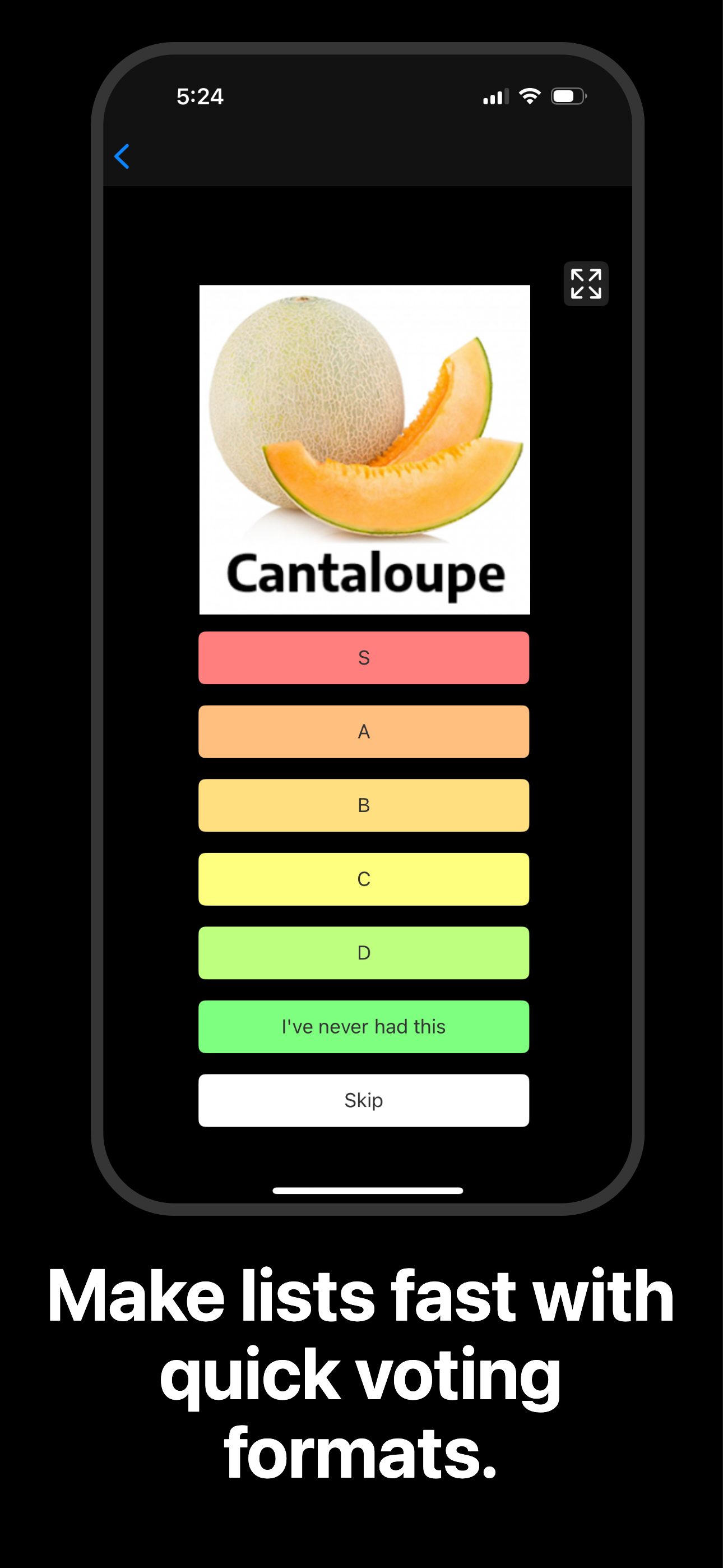 TierMaker App Screenshot 3