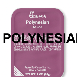 Label Polynesian — Fast Food Dipping Sauces option 19