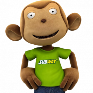 Zzzzz 1768591503monkey Subway — Product/Brand Mascot Tier List option 157
