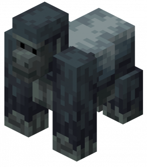 Zzzzz 1765408049gorilla Silver — Minecraft Mobs including Mods option 456