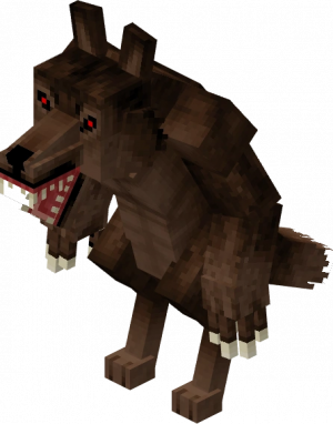 Zzzzz 1765773716werewolf Wolf Brown — Minecraft Mobs including Mods option 907