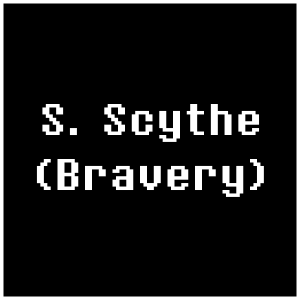 Soul Scythe Bravery — Undertale Last Corridor Weapons Tier List option 15