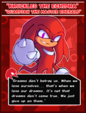 Zzzzz 1705195965knuckles — Sonic Showdown Tier list option 3
