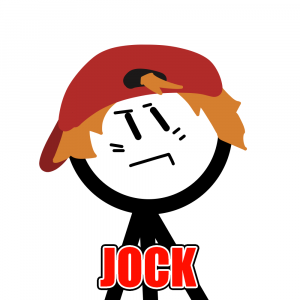 Jock — Types of kids at School option 15