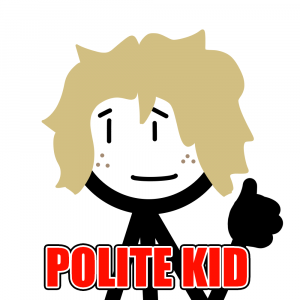 Polite Kid — Types of kids at School option 20