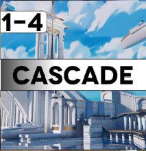 1 4 Cascade — All 121 Neon White Levels option 5