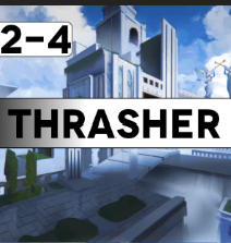 2 4 Thrasher — All 121 Neon White Levels option 29