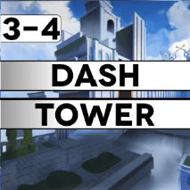 3 4 Dash Tower — All 121 Neon White Levels option 39