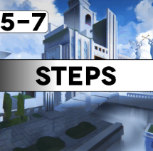 5 7 Steps — All 121 Neon White Levels option 55