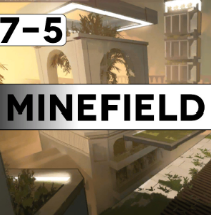 7 5 Minefield — All 121 Neon White Levels option 73
