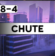 8 4 Chute — All 121 Neon White Levels option 82