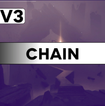 V 3 Chain — All 121 Neon White Levels option 108