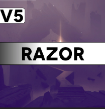 V 5 Razor — All 121 Neon White Levels option 110