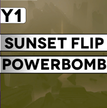 Y 1 Sunset Flip Powerbomb — All 121 Neon White Levels option 114