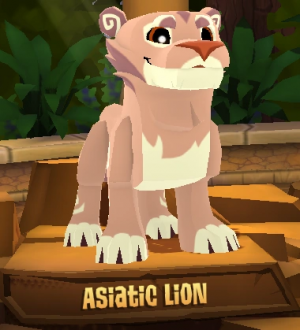 Asiatic Lion — Animal Jam Animals 2024 option 6