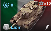 European Lion — WoTB ver11.11 Tier 10 tanks option 17