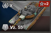 European Vz55 — WoTB ver11.11 Tier 10 tanks option 23