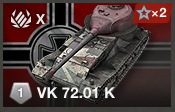 Germany Vk 7201 K — WoTB ver11.11 Tier 10 tanks option 41