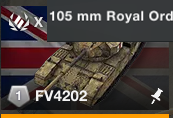 Uk Fv4202 Heat Gun — WoTB ver11.11 Tier 10 tanks option 54