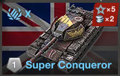 Uk Super Conqueror — WoTB ver11.11 Tier 10 tanks option 56