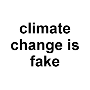 Climate Change — conspiracy theories option 28