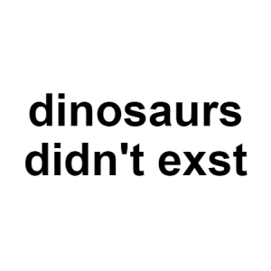 Dinos — conspiracy theories option 39