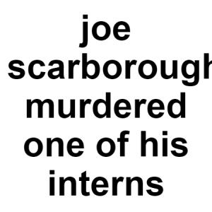 Intern — conspiracy theories option 75