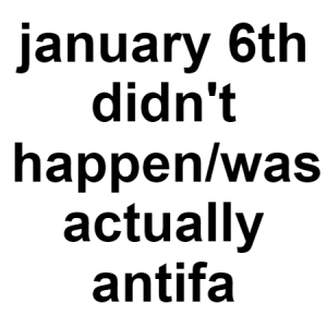 Jan 6 — conspiracy theories option 76
