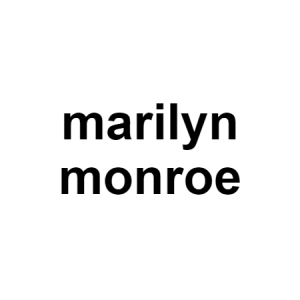Marilyn Monroe — conspiracy theories option 88