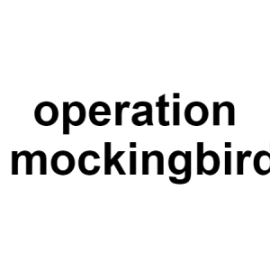 Mockingbird — conspiracy theories option 94