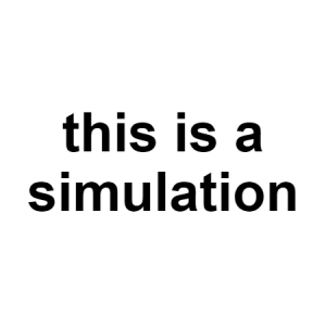 Simulation — conspiracy theories option 117
