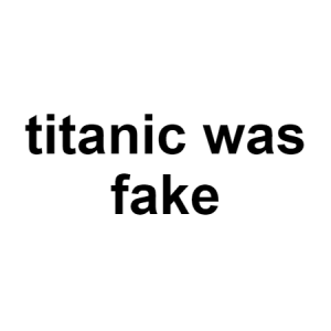 Tianic — conspiracy theories option 124