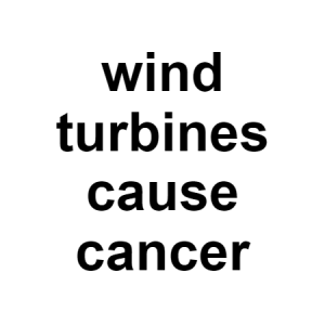 Wind Turbines — conspiracy theories option 133