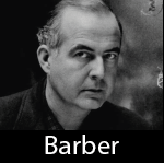 Barber — 200+ composers of classical music option 12