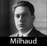 Milhaud — 200+ composers of classical music option 123