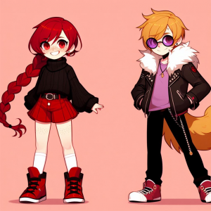 Zzzzz 1705607646cute Blae With One Braid And Nerdy Guang — Scarletverse Ships option 109