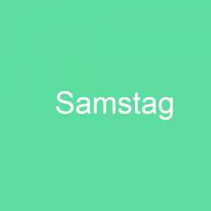 Samstag — Top 10 Wochentage option 8