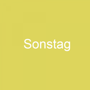 Sonstag — Top 10 Wochentage option 11
